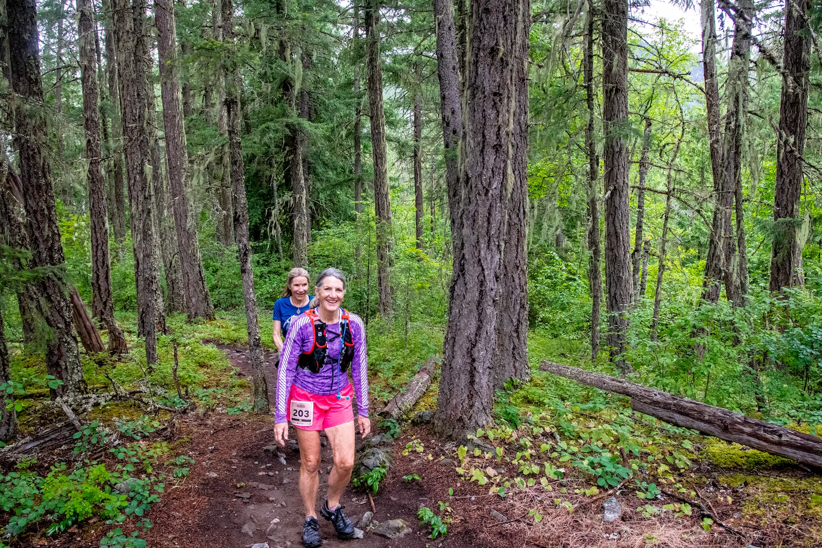 Walk for Wellness participants on trail