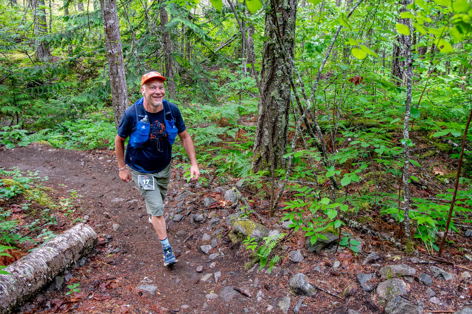 Walkers on the Mackenzie trail network in Pemberton